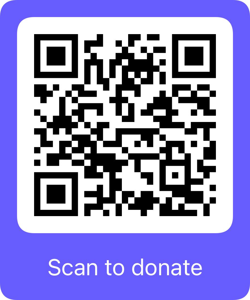 Scan to Donate